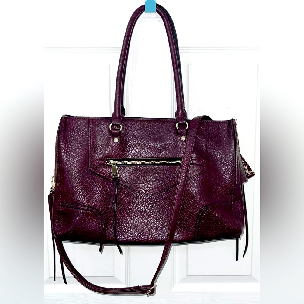 Dark Maroon A+ Ellen Bag + accessory straps